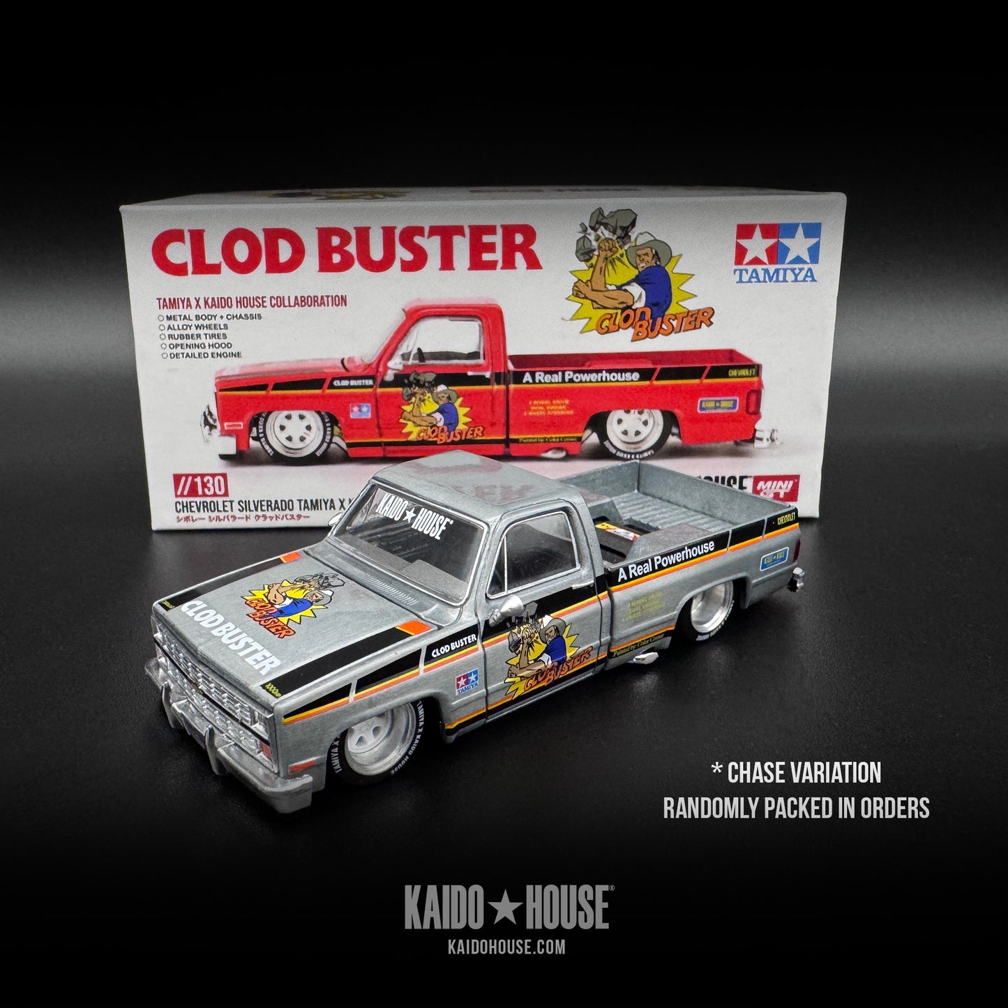 Kaido GT Chevrolet Silverado TAMIYA X KAIDO HOUSE "Clod Buster"